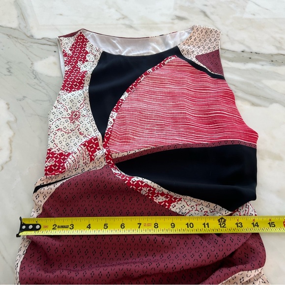 EMILIO PUCCI RED MULTI PRINT DRESS IT 46 / US 12 NWTS! - Picture 9 of 17